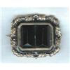 Image 1 : Mourning Pin. Victorian. Onyx and 8k gold #1932568