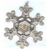 Image 1 : Gorham Sterling Snowflake Ornament 1988 #1932613