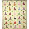 Image 1 : Sunbonnet Lady Quilt c1950 74"X86" #1932618