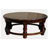 Image 1 : OLD WORLD EUROPEAN ROUND COFFEE COCKTAIL TABLE #1932809