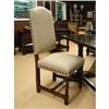Image 1 : VICTORIAN ISABEL LINEN PARSONS ACCENT CHAIR #1932814