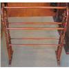 Image 1 : ANTIQUE VICTORIAN WALNUT DRYING QUILT RACK #1932890