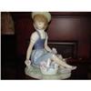 Image 1 : Lladro Girl with Basket of Flowers #1932914
