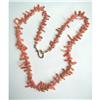 Image 1 : ANTIQUE BRANCH CORAL NECKLACE/18K CLASP #1939169