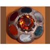 Image 1 : BLOODSTONE Sterling  SCOTTISH BROOCH #1939220