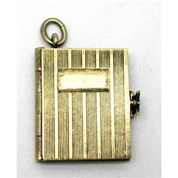 14Kt Yellow Gold Book Locket #1939379