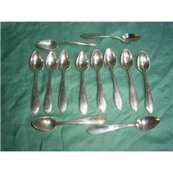 12 silver teaspoons [better for Espresso ] #1939421