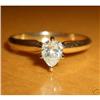 Image 1 : 14K Gold Diamond Solitaire Engagement Ring #1939452