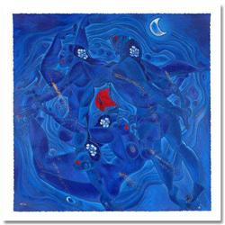 The Sea Artist Proof Hand Embellished by Jiang #1939517
