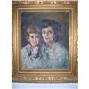 Image 1 : Oskar  Stoessel mother and daughter on canvas #1939611