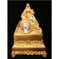 A French brass and  bronze Mantel Clock #1939615