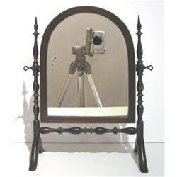 Antique Boudoir Tabletop Shaving Mirror  #1963395