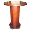 Image 1 : French Art Deco Red Mahogany Side Table #1963412