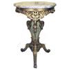 Image 1 : Pair Gilded Venetian Marble Side Tables #1963490