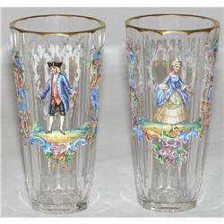 Pair of Lobmeyer Enamelled Tumblers #1963561