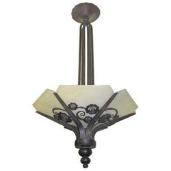 Art Deco Chandelier Manner of Edgar Brandt #1963683