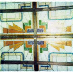 French Art Deco Stained Glass Ceiling #1963689