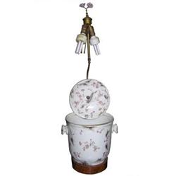 Antique Porcelain Chamber Pot Lamp #1963726