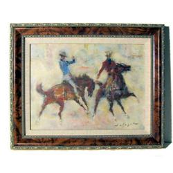 HOLESCH Cowboys at Calgary Rodeo Horses #1963792