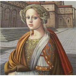 TITO SALOMONI Surrealist Framed Painting #1963809