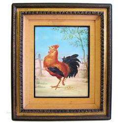 2 Frederick Rhead Painted Porcelain Plaques #1963810