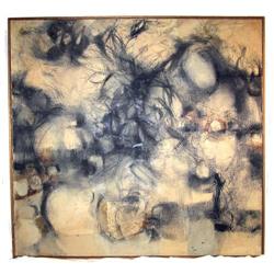 '58 EDWARD GIOBBI Abstract Oil Painting #1963847