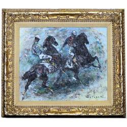 HOLESCH Polo Players Oil Painting #1963869