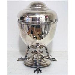 TIFFANY 4568 Silverplate Footed Chafing Dish #1963875