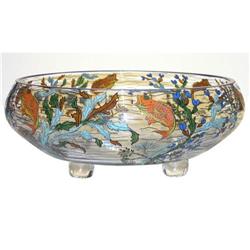 Sevres Footed Bowl w Enamel Fish Motif #1963902