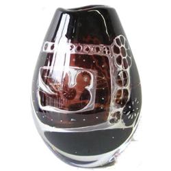 Ohrstrom Orrefors Girl and Dove Ariel Vase #1963907