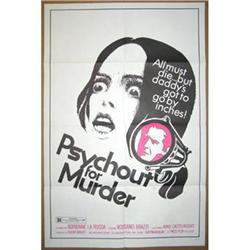 '71 PSYCHOUT FOR MURDER 1 Sheet Poster #1963914