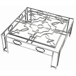 French Art Deco Wrought Iron Coffee Table #1963934