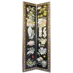 Needlepoint Room Divider Screen Panel #1963959