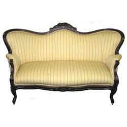 Victorian Style Upholstered Sofa Love Seat #1963963