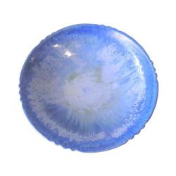 Vintage Fulper Blue Ceramic Charger Plate #1963964