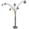 Image 1 : Mid-Century Modern Chrome 6-Light Floor Lamp #1963973