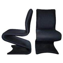 Pair VERNER PANTON Model 275 "S" Chairs #1964004