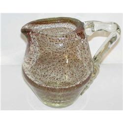 ANDRE THURET French Studio Art Glass Jug #1964020