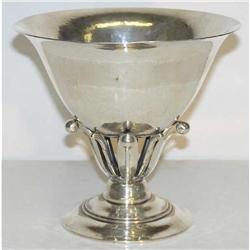 c1945- Jensen Sterling Silver Footed Bowl #1964023