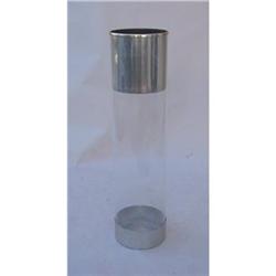 Chrome/Acrylic Habitat Planter ( modern) #1964046