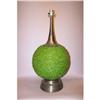 Image 1 : Green Spun Resin Mid Century Modern Lamp #1964053