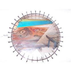 Vintage Midcentury Nail Art Mirror-eames era #1964060