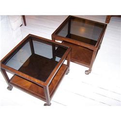 Pair Vintage Drexel Tables-eames era #1964066