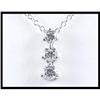 Image 1 : Dangling 18K White Gold Pendant #1977761