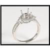 Image 1 : Pretty White Gold Diamond Ring Mounting #1977807