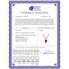 Image 2 : Genuine 14 ctw Ruby Necklace 14KT Yellow Gold - REF-42H2X