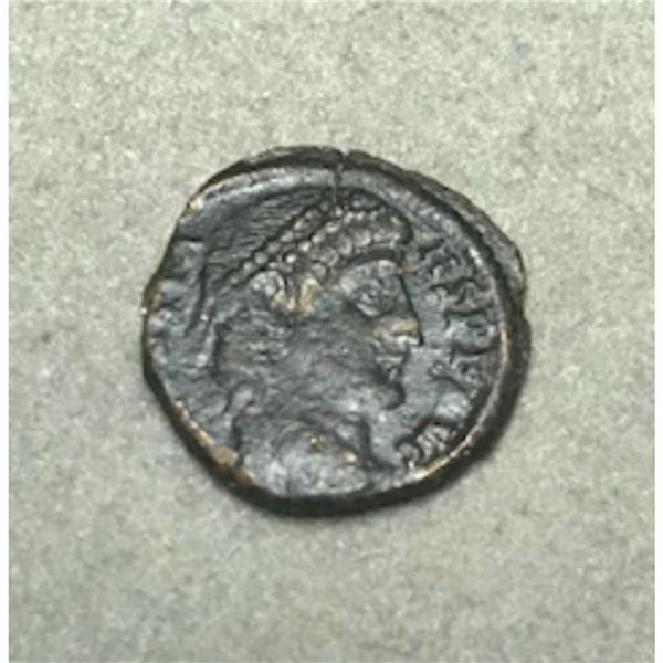 Ancient Roman Bronze Coin, Constantine 337-350 AD