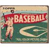 Image 1 : Topps Baseball Cards Vintage Style Metal Sign