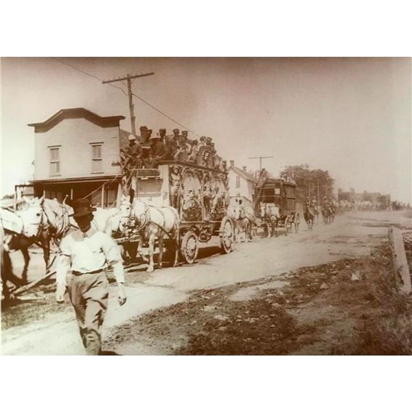 Early 1900's Circus Wagons Photo Print