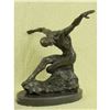 Image 1 : Abstract Man On A Rock Bronze Sculpture